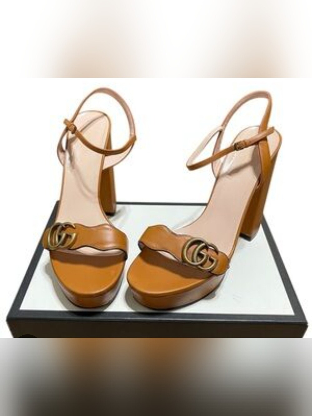 NEW IN BOX - Gucci GG Platform Sandals 40